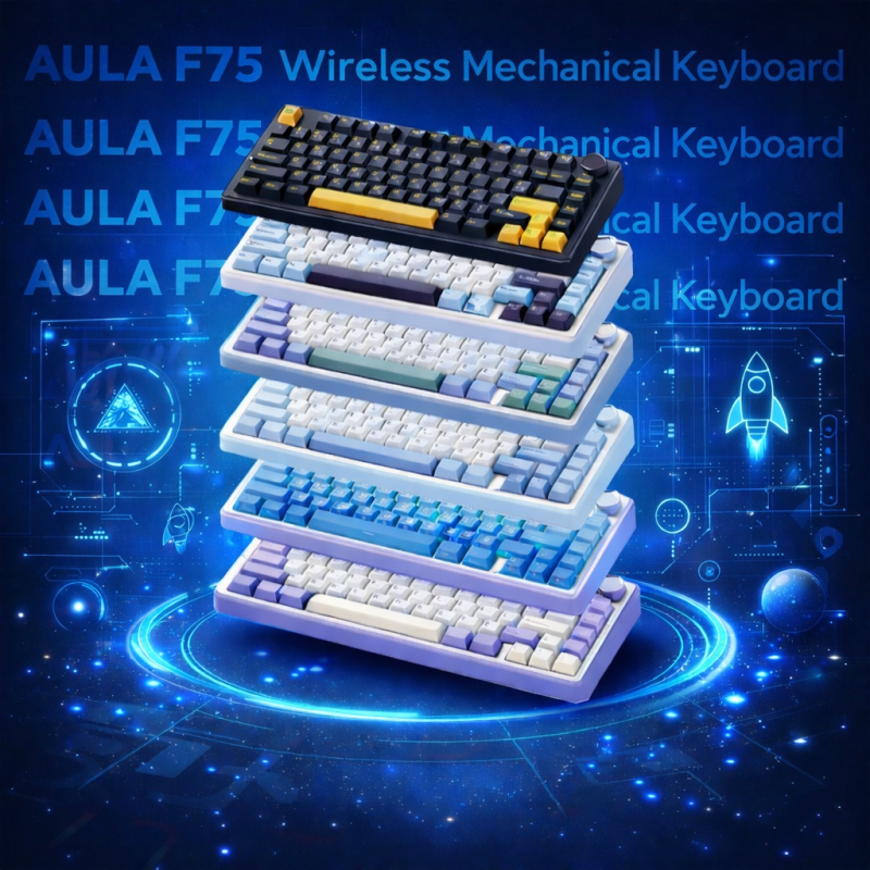 AULA F75 Wireless Mechanical Keyboard