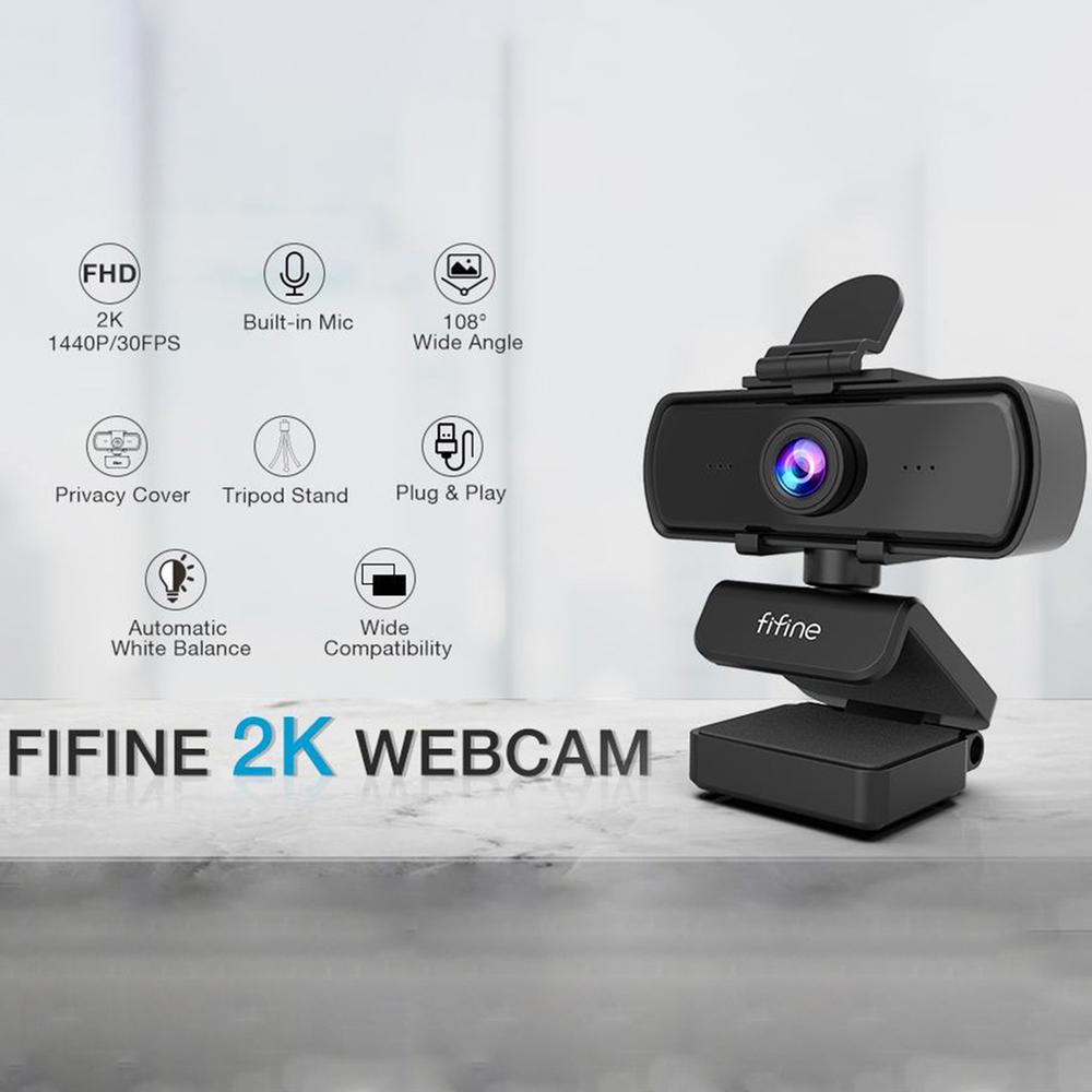 FIFINE K420 Webcam 1440P, 2K WebCam - Image 3