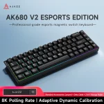 AJAZZ AK680 V2 HE Mechanical Keyboard-Arctic Isle Switch - Image 4