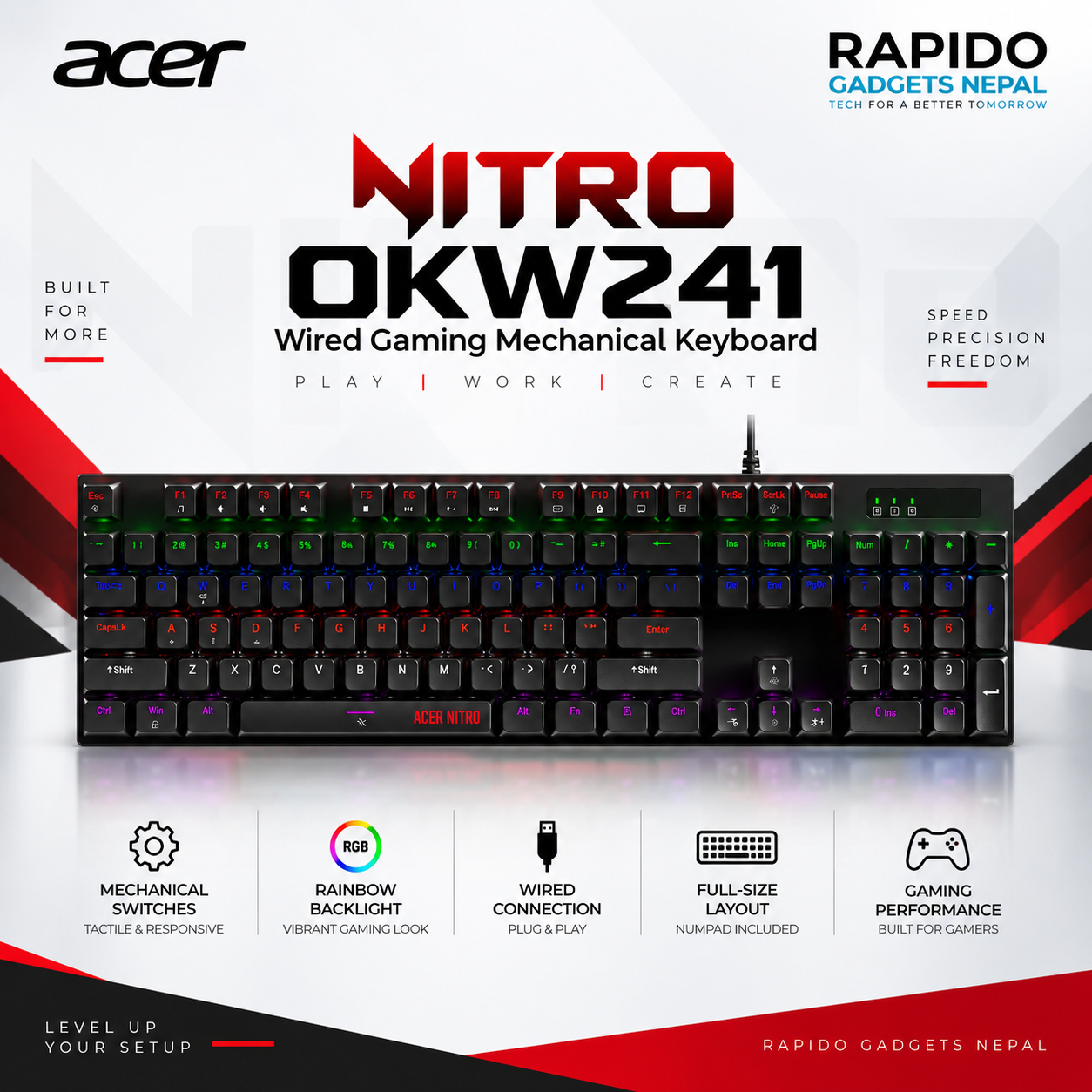 Acer NITRO OKW241 Acer NITRO OKW241